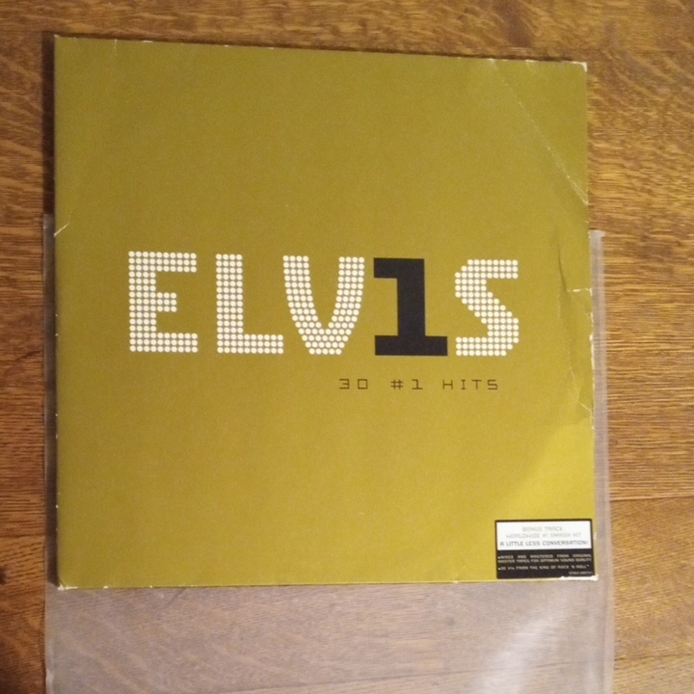 Elvis 30 #1 Hits Vinyl Record - Gold